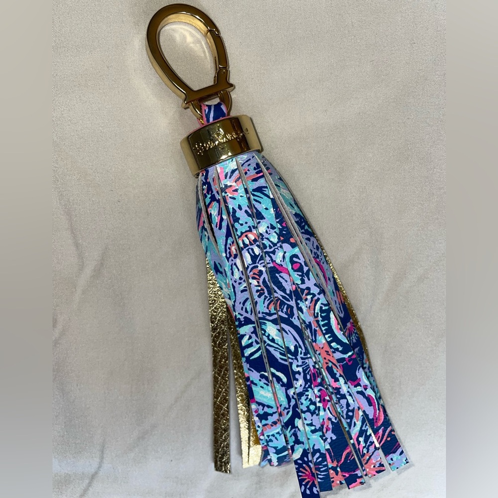 Lilly Pulitzer Colorful Tassel Key Fob